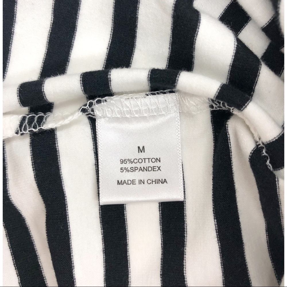 The Vermont Country Store Black/White Stripe Knit - Picture 11 of 12